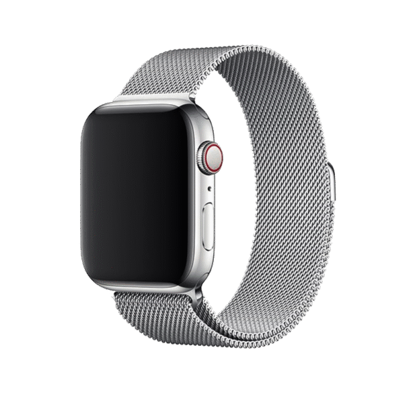 ساعت هوشمند نقره ای