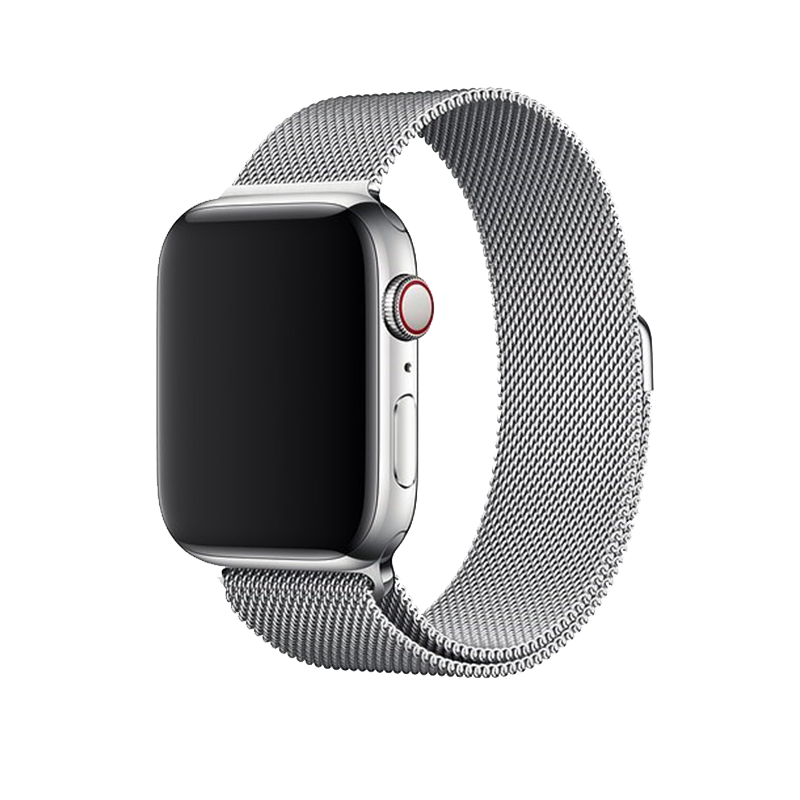 ساعت هوشمند نقره ای