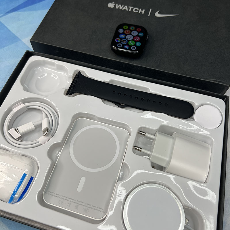 ساعت هوشمند پک لوگو نایک سری 11 + 7 محصول | LOGO NIKE S11 Package تصویر 4