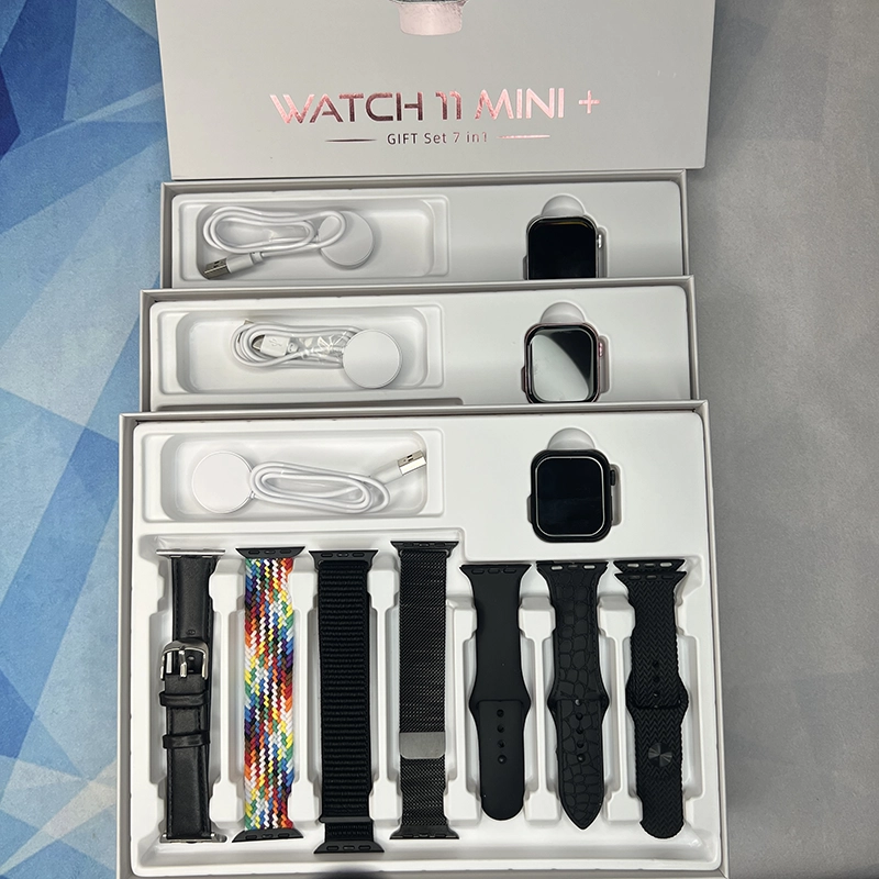 ساعت هوشمند طرح اپل واچ دخترانه چندبند مدل Watch 11 Mini Plus تصویر 3